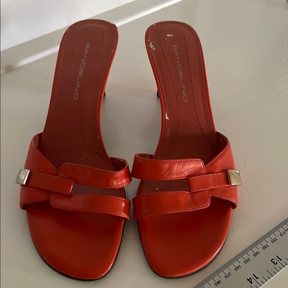 Bandolino Women's Red Slide Sandals
